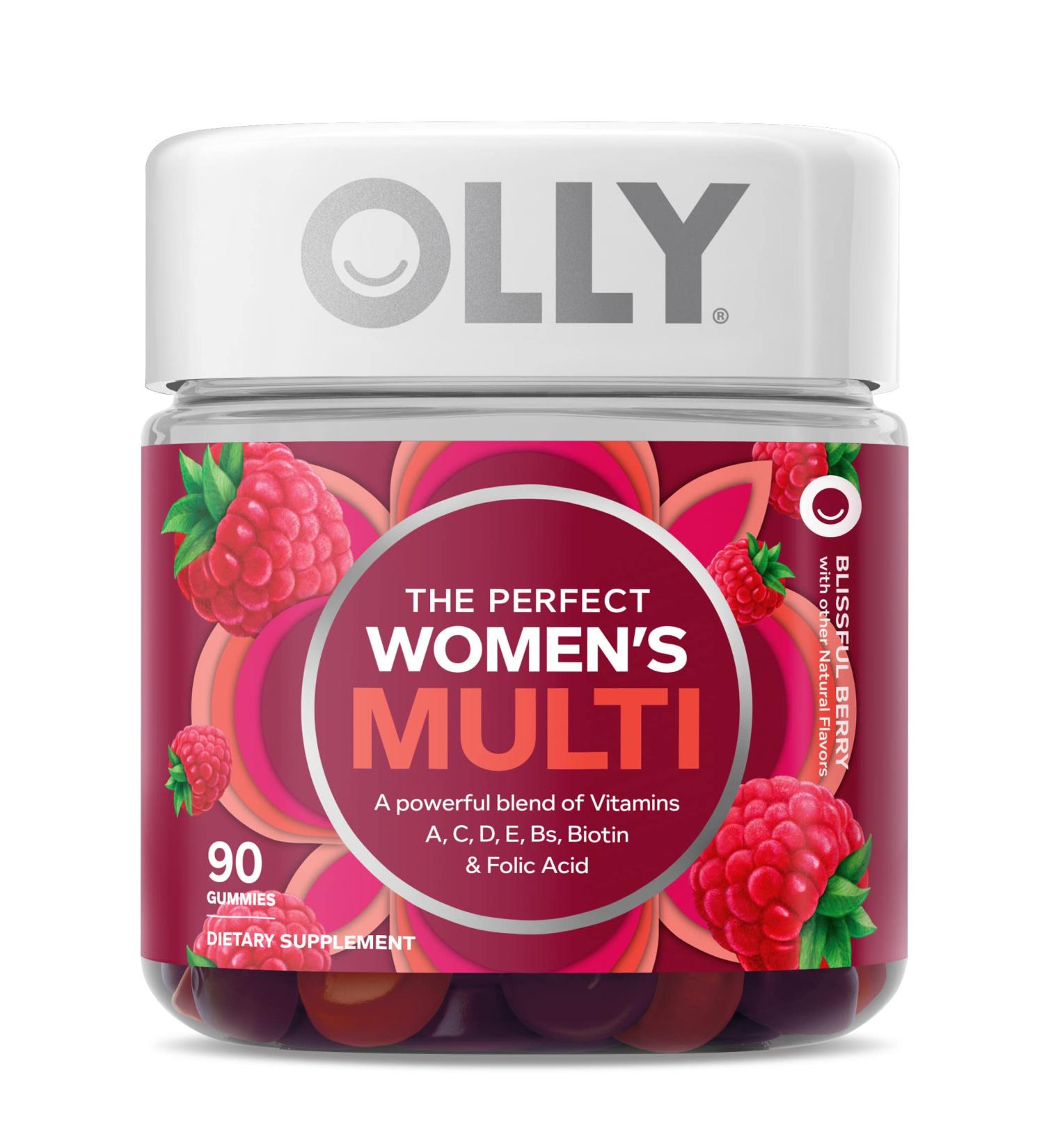 OLLY The Perfect Women's Gummy Multivitamin - 90 Gummies for Optimal Health - Buy Online on GoSupps.com