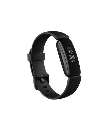 Fitbit Inspire 2 Health & Fitness Tracker with a Free 1-Year Fitbit Premium Trial 24/7 Heart Rate Black/Black One Size (S & L Bands Included)