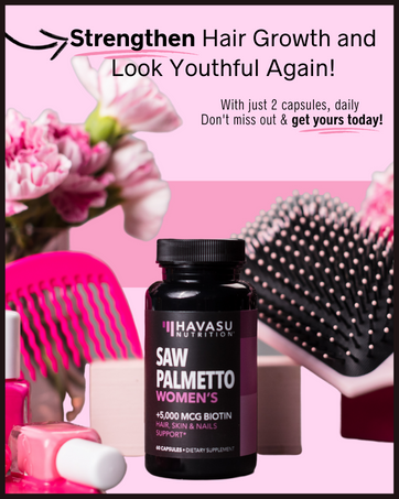 saw palmetto gummies hair growth dht blocker