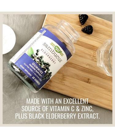 Nature's Way Elderberry Gummies with Vitamin C & Zinc - 60 Count - Buy Online on GoSupps.com