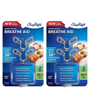 SleepRight Intra-Nasal Breathe Aids 2 Pack - Buy Online on GoSupps.com