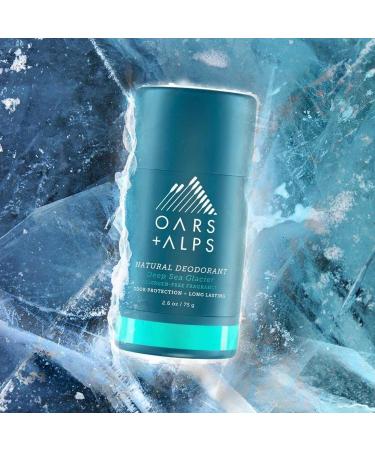 Oars + Alps Aluminum-Free Deodorant for Men and Women - Dermatologist Tested, Sensitive Skin Formula - Travel Size Deep Sea Glacier 2.6 Oz - 1 Pack - Buy Online on GoSupps.com