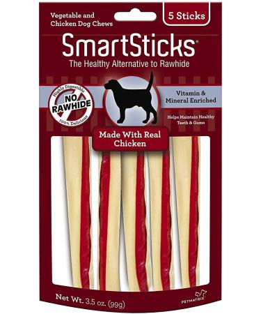 SmartBones SmartSticks Treat Your Dog to a Rawhide-Free Chew Made with Real Meat and Vegetables