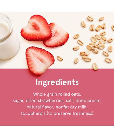 Quaker Instant Oatmeal Strawberries & Cream 44-Pack - 1.05oz Packets - Buy Online on GoSupps.com