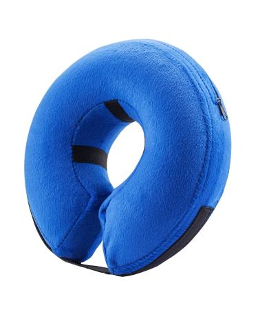 BENCMATE Protective Inflatable Collar for Dogs and Cats - Soft Pet Recovery Collar Does Not Block Vision E-Collar