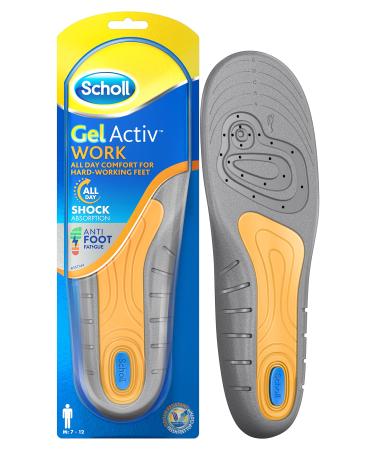 Scholl Gel Active Work Insoles for Men