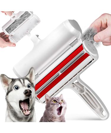 ChomChom Pet Hair Remover - Reusable Cat and Dog Hair Remover for Furniture Couch Carpet Car Seats and Bedding - Eco-Friendly Portable Multi-Surface Lint Roller & Animal Fur Removal Tool