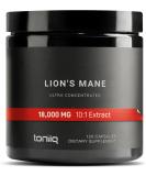 Toniq Lion's Mane - 18,000mg 10x Concentrated Ultra High Strength Extract - Highly Concentrated and Bioavailable - 120 Veggie Capsules - Buy Online on GoSupps.com