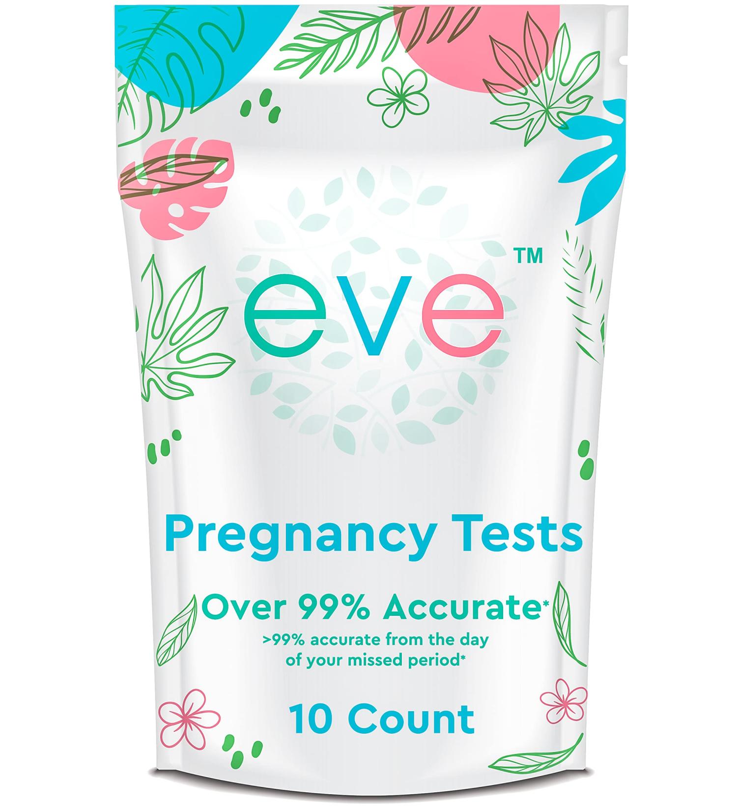 eve Pregnancy Test Strips - Fast & 99%+ Accuracy - 10 Count (Pack of 1) - Buy Online on GoSupps.com