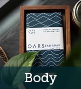 Oars + Alps Exfoliating Mens Bar Soap, Made with Naturally Derived Ingredients and Dermatologist ...