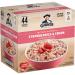 Quaker Instant Oatmeal, Strawberries & Cream, 1.05oz Packets (44 Pack)