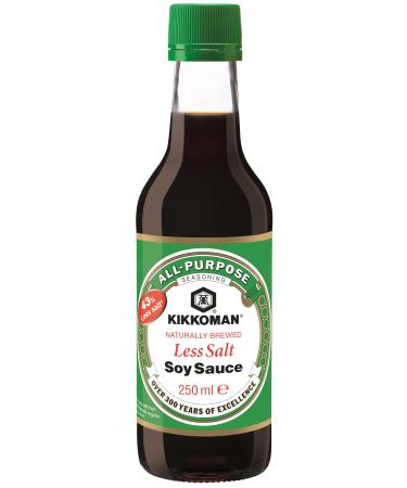 KIKKOMAN Less Salt Soy Sauce 250 ml Less Salt Soy 250 ml (Pack of 1)