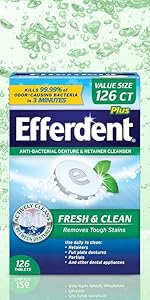 Fresh & Clean retainer cleaner