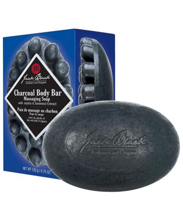 Jack Black Charcoal Body Bar Massaging Soap - 4.75 oz/ 135 g